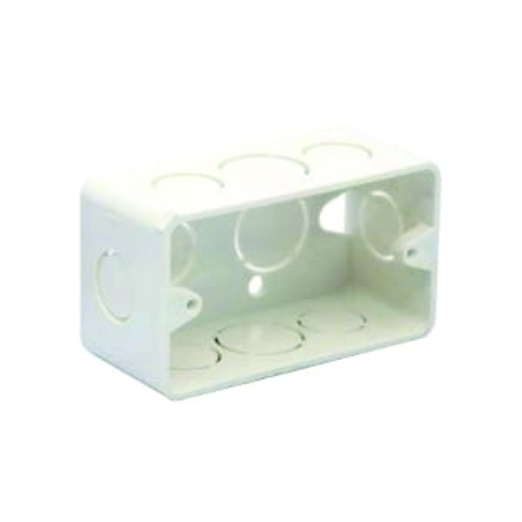 Caja rectangular PVC 2"x4" Equipos Industriales