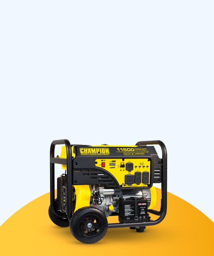 Generador de electricidad portátil a gasolina de 950W, alternador sin  escobillas 6. 12V / 8.3A, 120 / 240 Volt