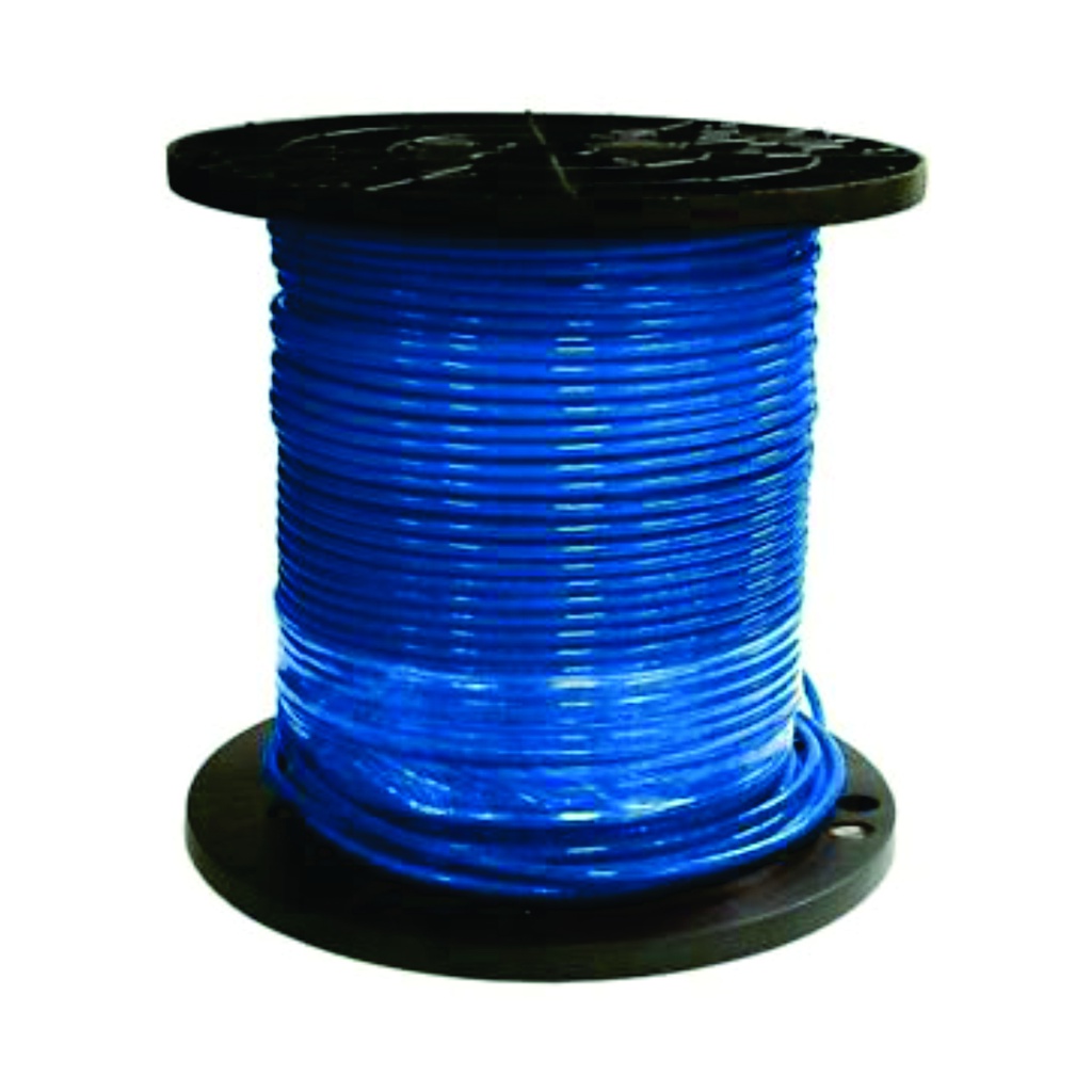 Cable THHN 10 Awg azul bobina 152.4 metros