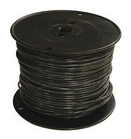Cable THHN 6 Awg negro bobina 152.4 metros