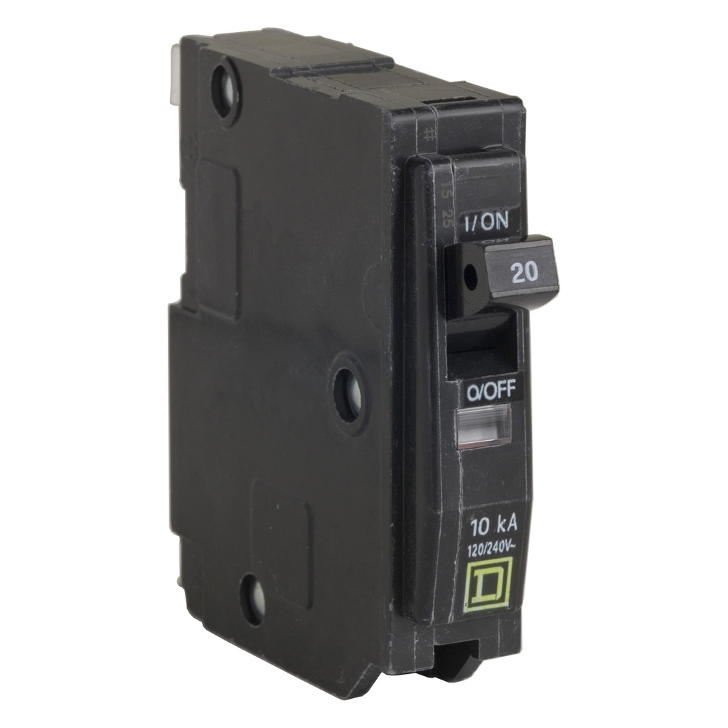 Breaker termomagnético de enchufar QOW115, 1P, 15A, 120/240V, 10kA