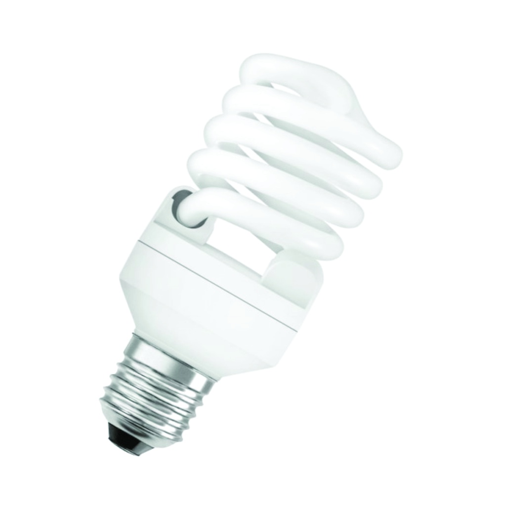 OSRAM Bombillo ahorrador Twist 80W, 120V, 6500K, luz blanca, rosca E27