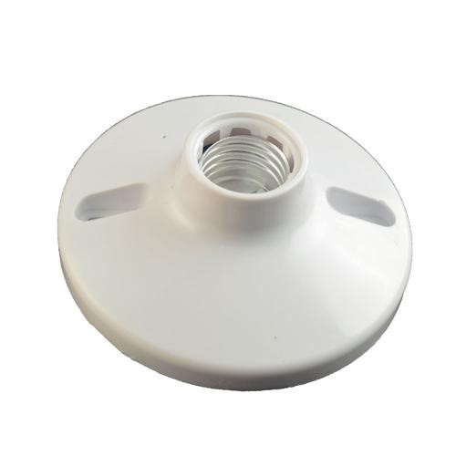 Roseta plástica blanca de 15A, 125V