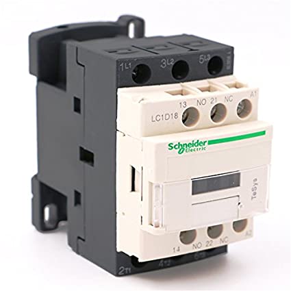 Contactor 18A, 3P, bobina de 115V AC, AC-3 <=440V, 60HZ, 1NA + 1 NC, TeSys D