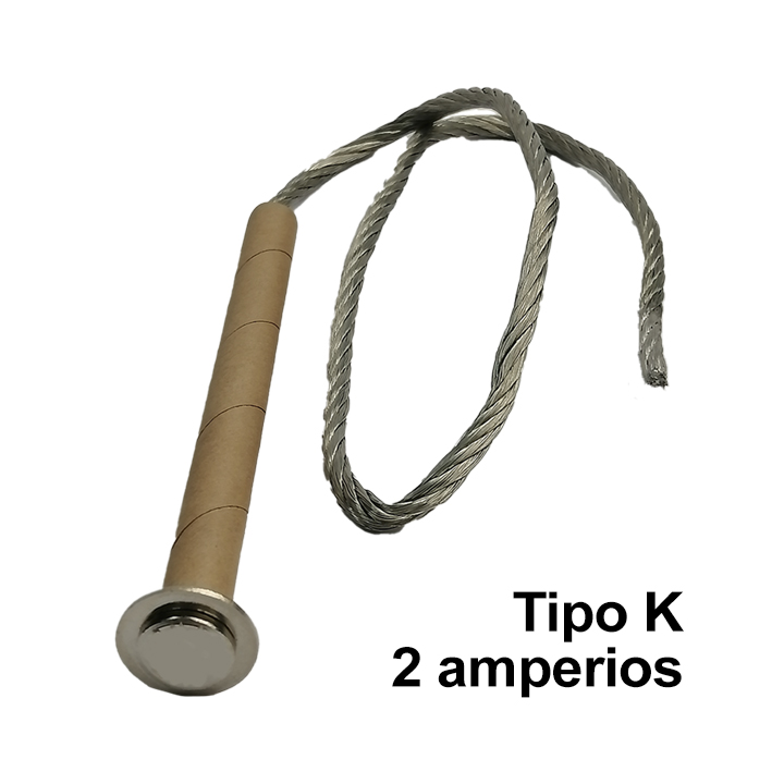 Fusible alta tensión 2 amperios tipo K