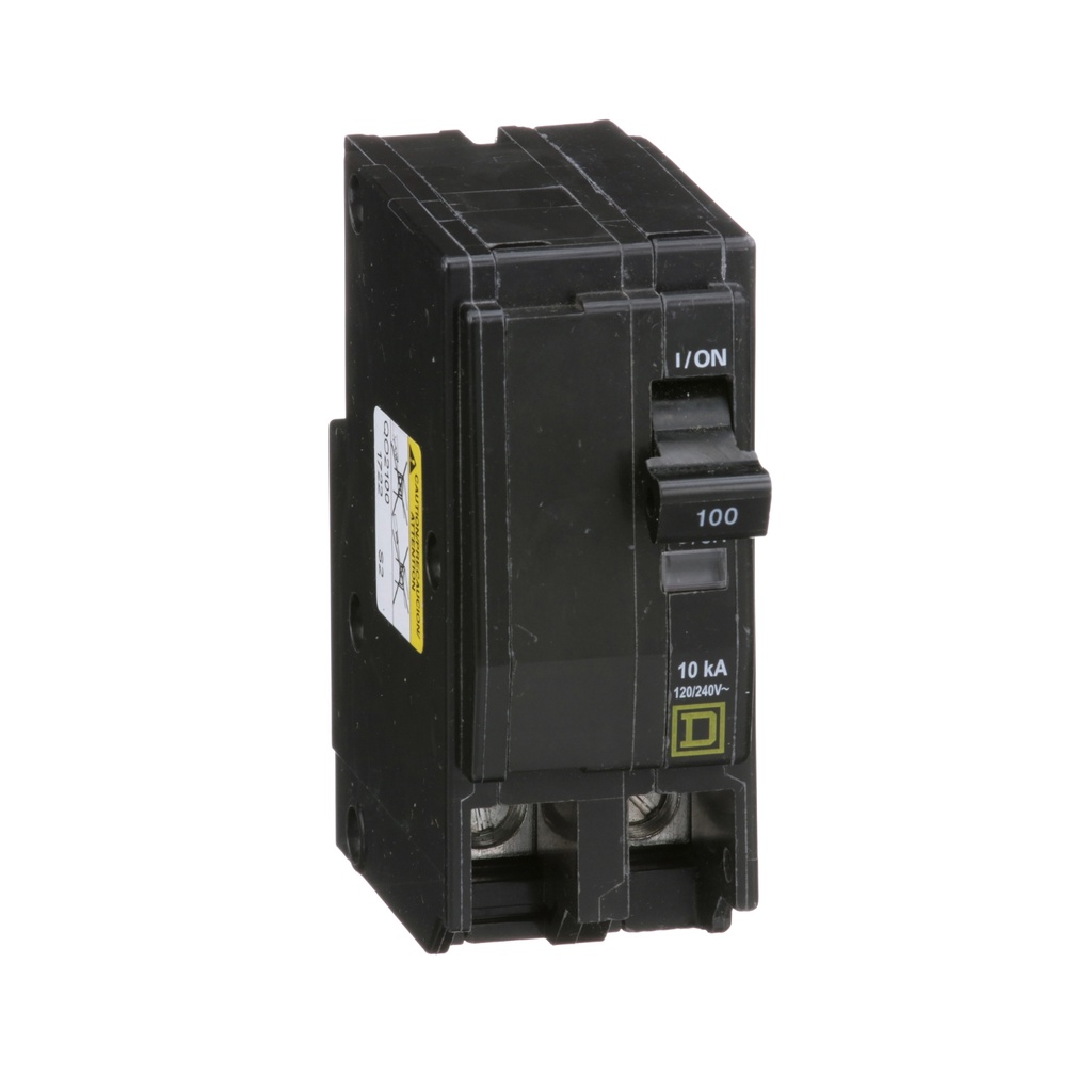 Breaker termomagnético de enchufar QO2100, 2P, 100A, 120/240V, 10kA