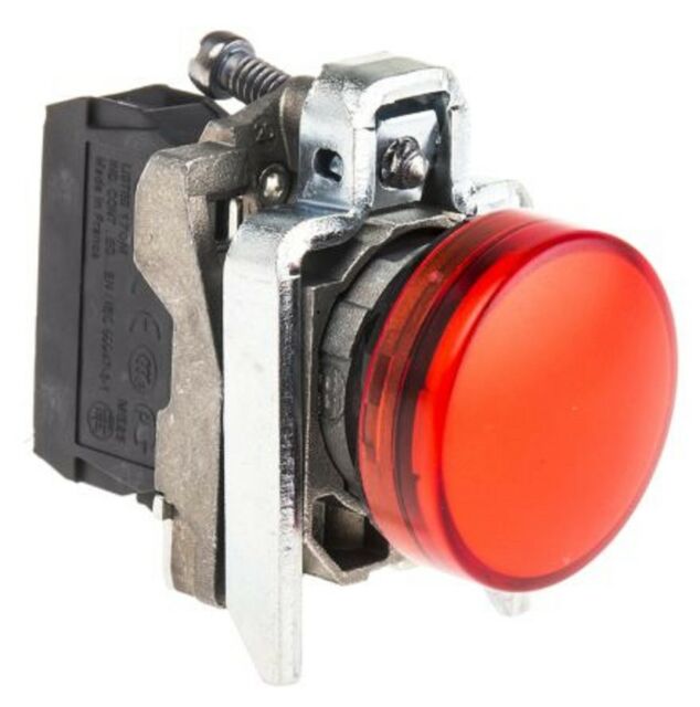 Piloto luminoso rojo 22mm, 230/240V AC, Harmony XB4