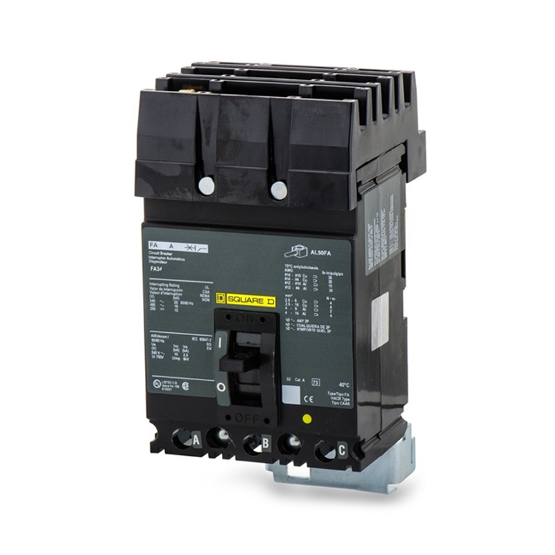 Breaker termomagnético I-Line FA34015, 3P, 15A 480V, 18kA