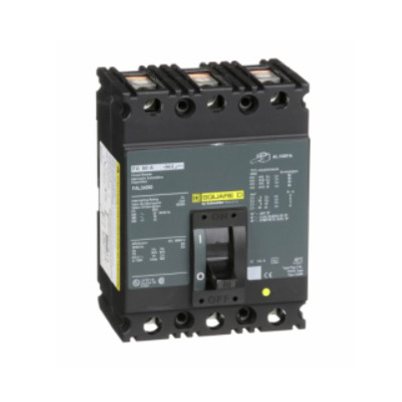 Breaker termomagnético industrial FAL34060, 3P, 60A, 480V, 18kA