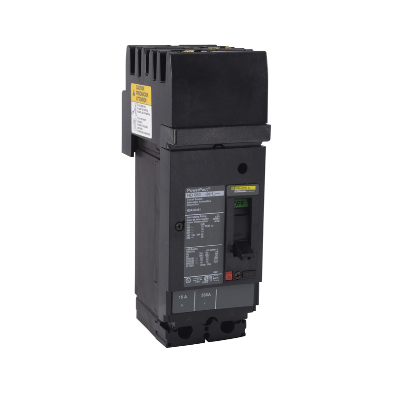 Breaker termomagnético I-Line HDA261254, 2P, 125A, 600V, 14kA, Fase BC