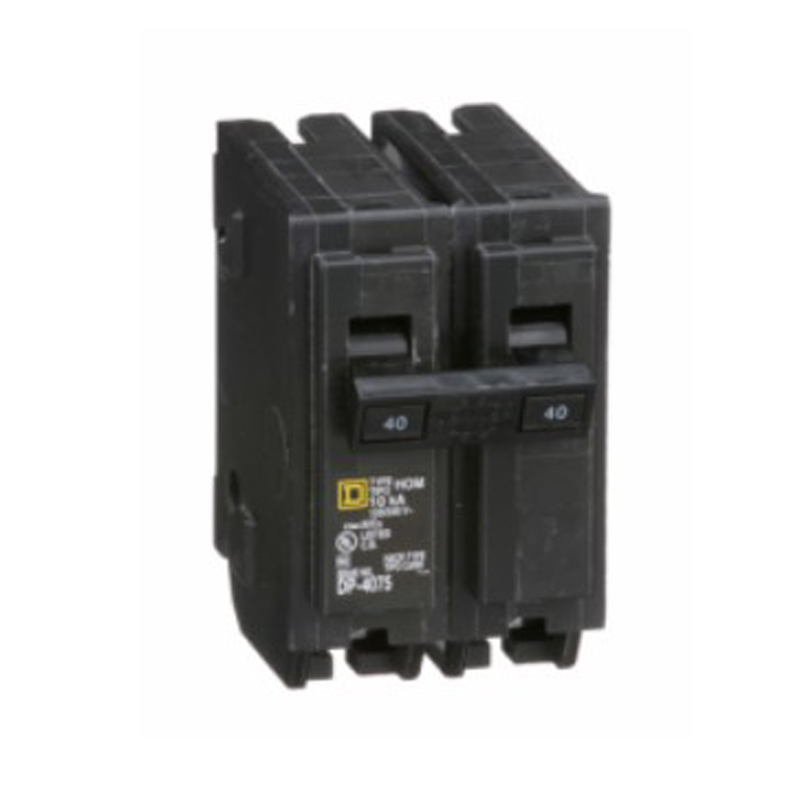 Breaker termomagnético de enchufar HOM240, 2P, 40A, 120/240VAC, 10kA, HomeLine®