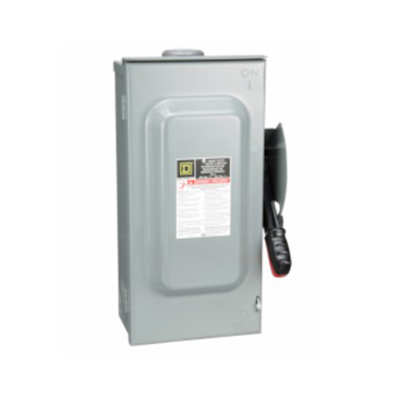 Interruptor de seguridad HU363, 3P, 100A, 600V, Nema 1