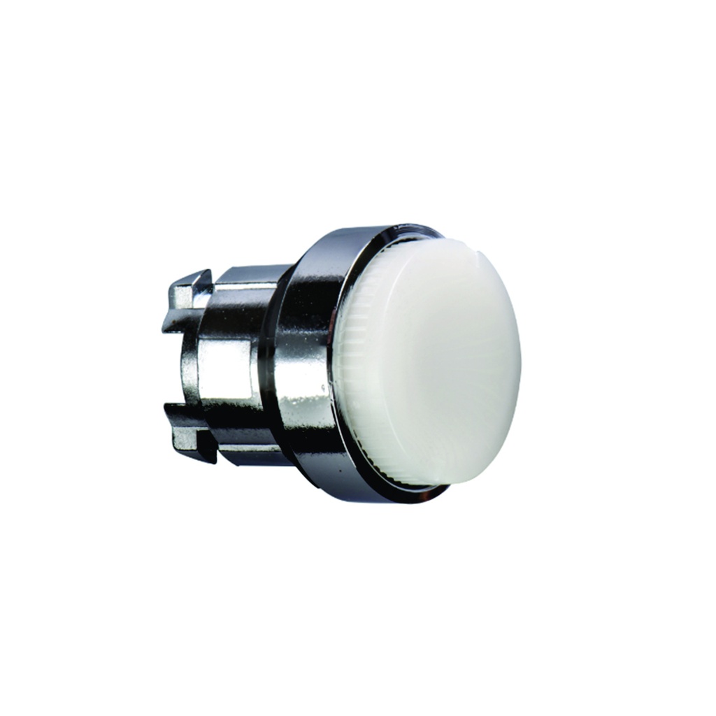 Cabeza para pulsador iluminado LED integrado, blanco, 22mm, Harmony XB4