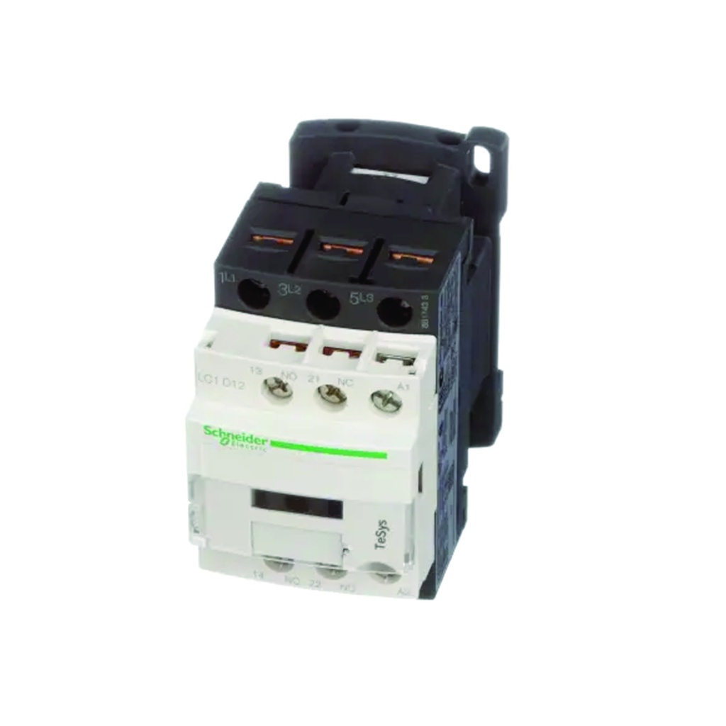 Contactor 12A, 3P, bobina de 480V AC, AC-3 <=440V, 60HZ, 1NA + 1NC, TeSys D