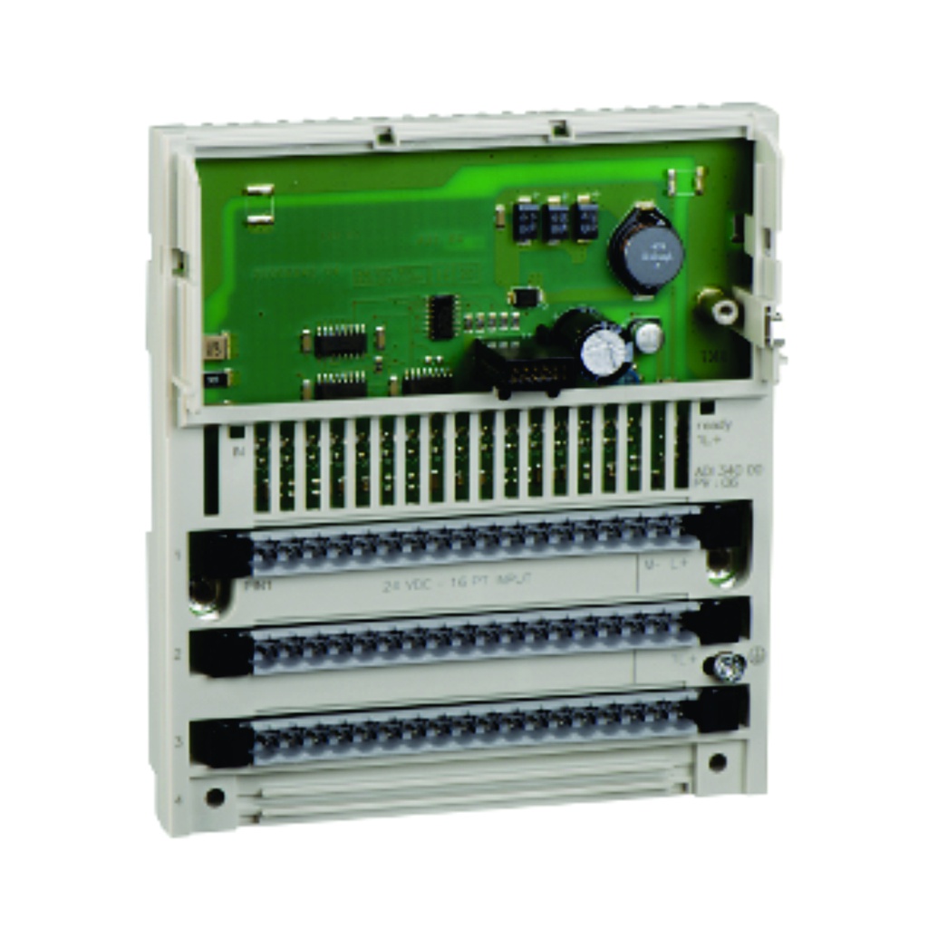 Base de entrada discreta Momentum, para plataforma de automatización Modicon Momentum, 16 entradas conforme a IEC 1131-2 tipo 2, 120V AC