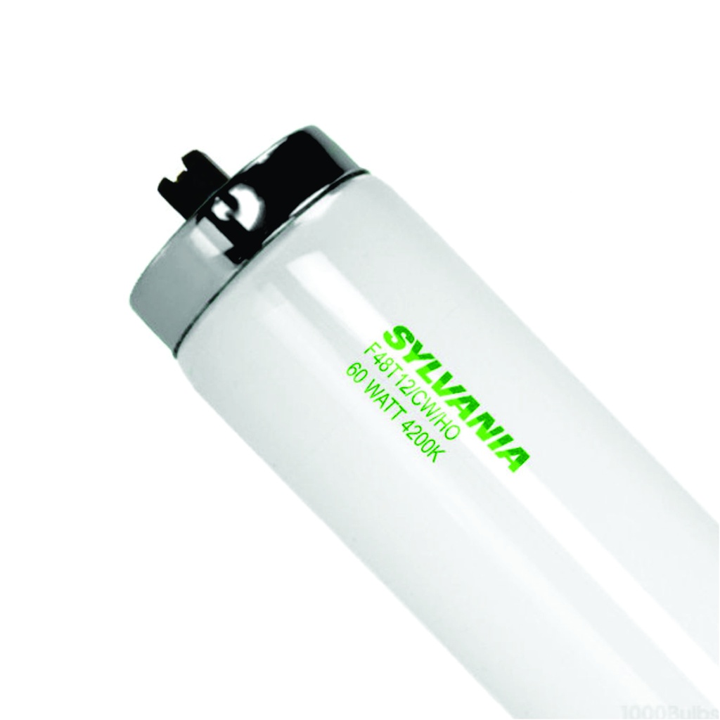 SYLVANIA Tubo fluorescente T12, 48", 60W, 6500K, luz blanca