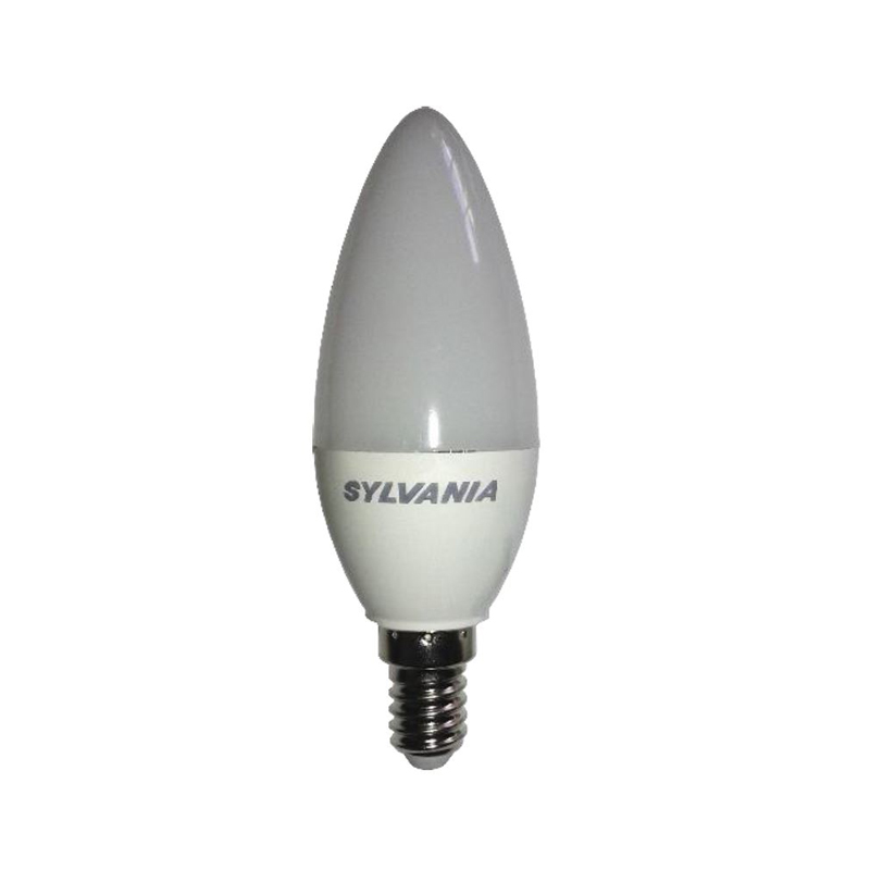 SYLVANIA Bombillo LED tipo vela ECO 3W, 200Lms, 120-277V, 3000K, luzcálida,  rosca E14