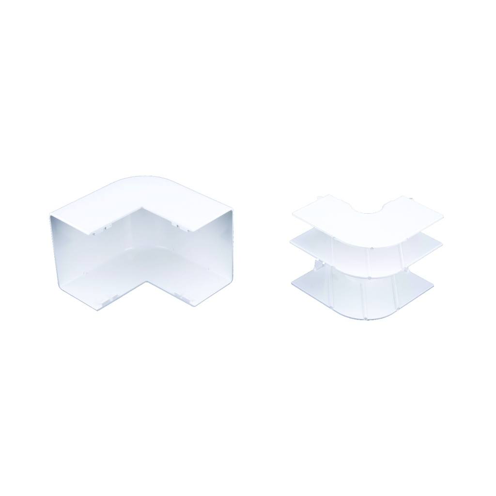 DEXSON Accesorio angulo externo blanco de 60mm x 40mm