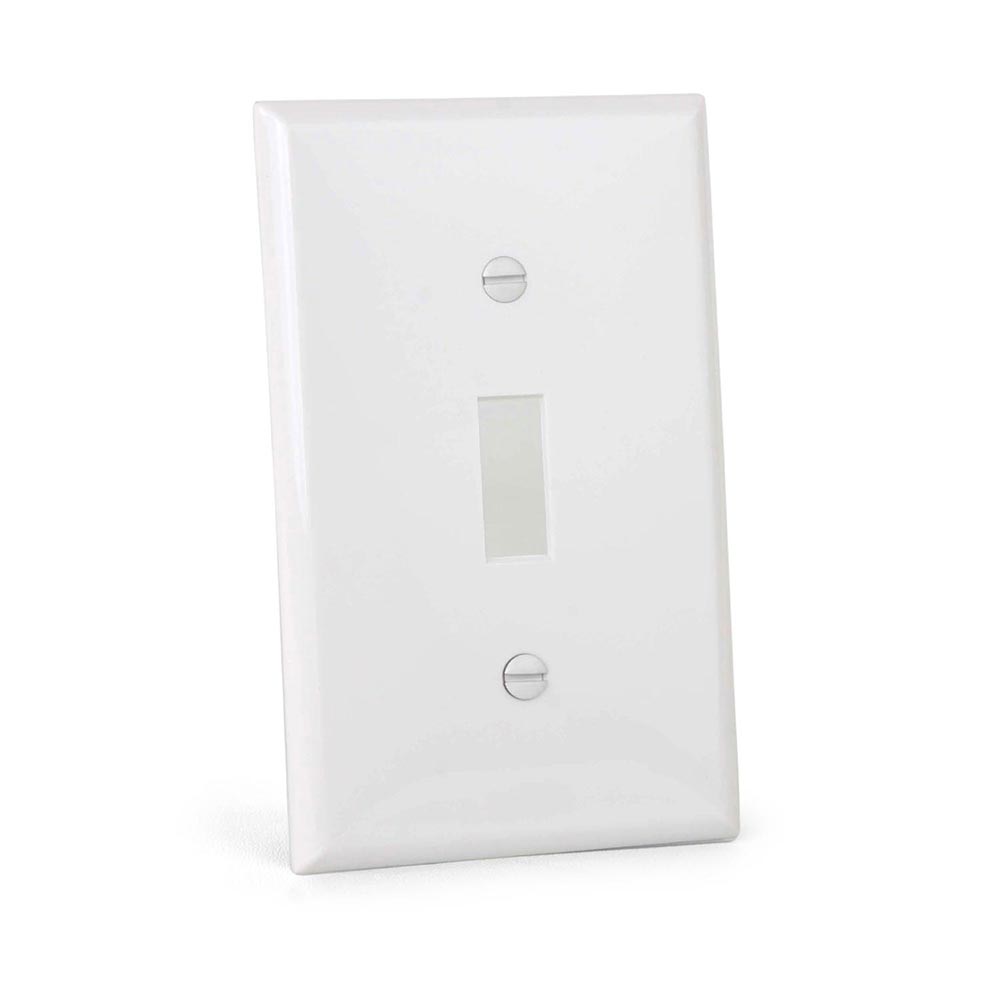 Placa decorativa de pared de borde moderno de 2 cuadras, doble decoración,  placa frontal eléctrica para interruptores de luz, interruptor inteligente