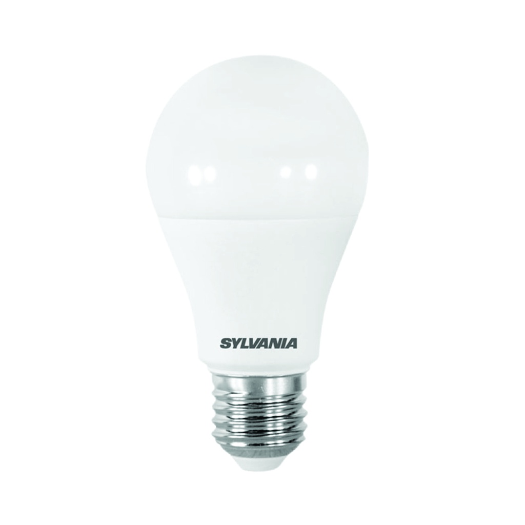 SYLVANIA Bombillo LED A60, 7.5W, 470Lms, 120V, 6500K, luz blanca, dimeable