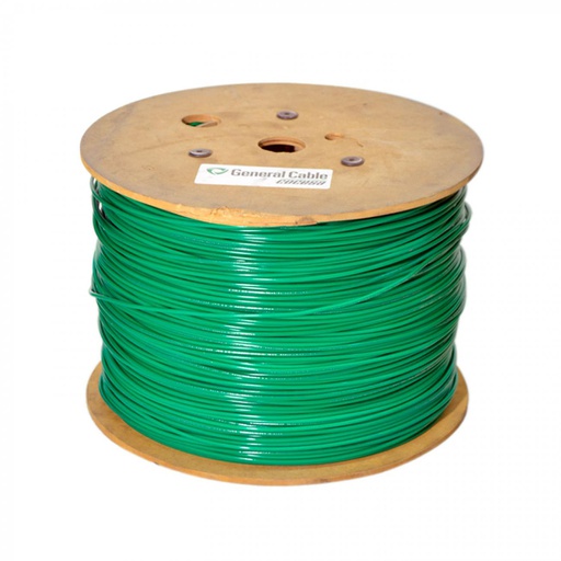 [CAB.01.069] Cable THHN 12 Awg verde bobina 152.4 metros