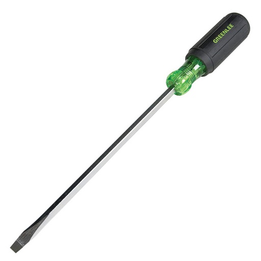 [HER.01.012] GREENLEE Desarmador punta plana de 8" x ¼"