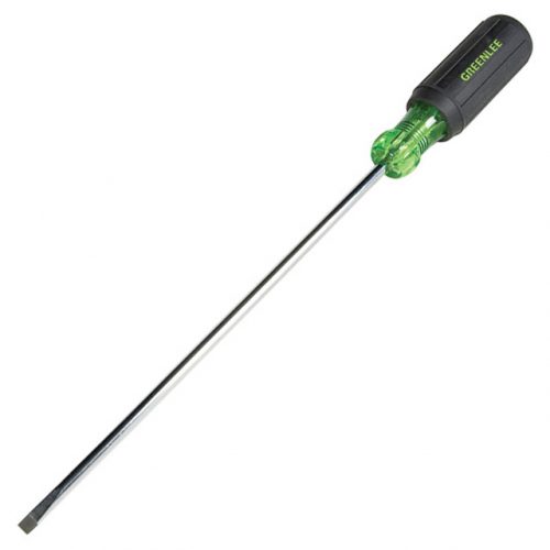 [HER.07.018] [0153-23C] GREENLEE Desarmador punta plana de 8" x 3/16"