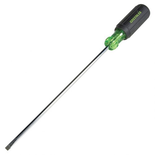 [HER.07.018] GREENLEE Desarmador punta plana de 8" x 3/16"