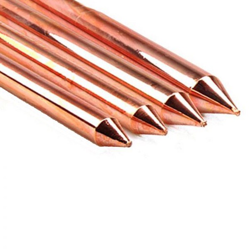 [HYA.03.258] [1/2X5_CU] Varilla de cobre para polo a tierra de ½" x 5'