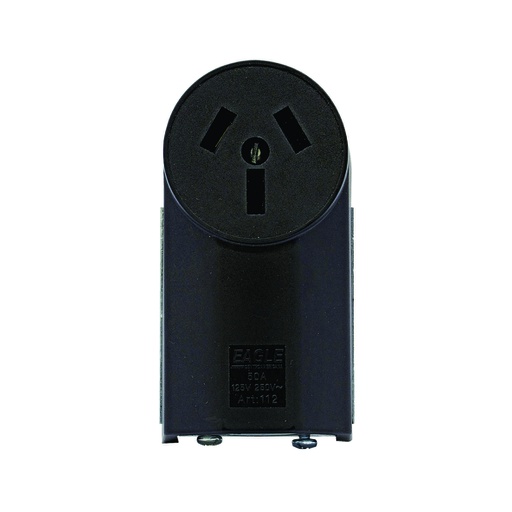 [WIR.01.098] [112BK] Tomacorriente para estufa superficial 3P, 50A, 125/250V