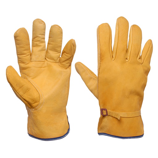 [HER.02.049] SURTEK Guantes de cuero cortos unitalla