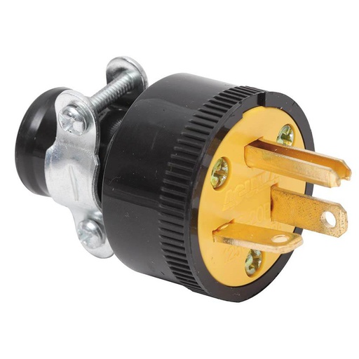 [WIR.04.014] [1707] EAGLE Enchufe con abrazadera 2P, 20A, 125V, NEMA 5-20P