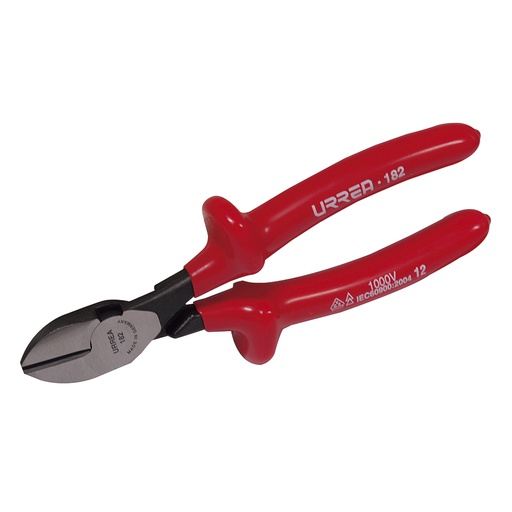 [HER.01.187] [182] URREA Tenaza corte diagonal de 6-5/16" aislada hasta 1000V