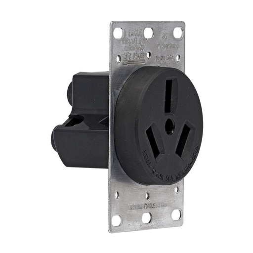 [WIR.03.366] [32B] Tomacorriente para estufa empotrable 3P, 50A, 125/250V