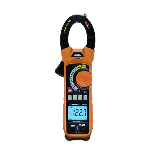 [HER.03.127] [59686701] Southwire 23070T Tenaza amperimétrica AC/DC 1000A, 1000 VAC/VDC, 60 MOhm, 10 MHz