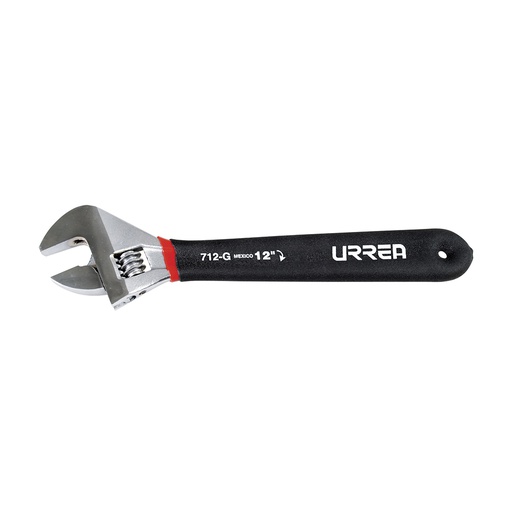 [HER.04.467] [710G] URREA Llave ajustable 10" ruber grip