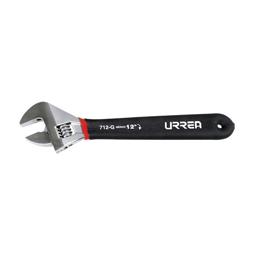 [HER.04.467] URREA Llave ajustable 10" ruber grip