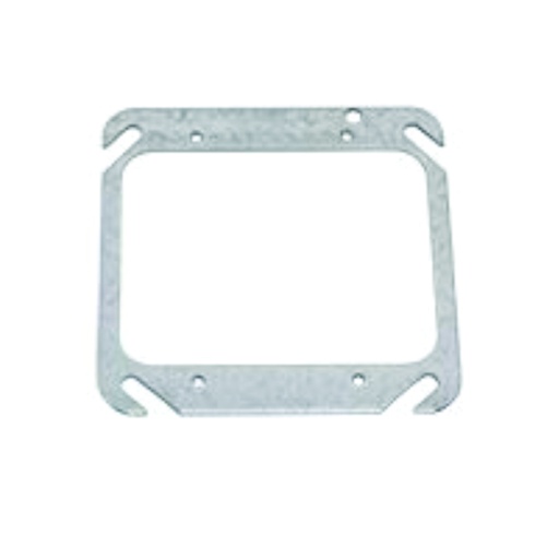 [WIR.04.041] [791] Placa adaptador para caja de 4"x4" a 2 gang plana