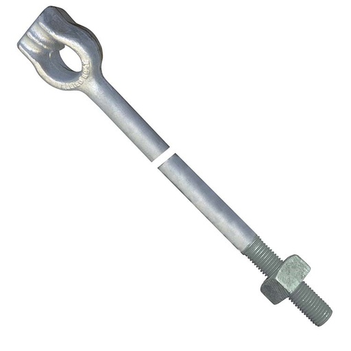 [HYA.03.018] [855872] Varilla de anclaje de doble ojo de ⅝" x 7"