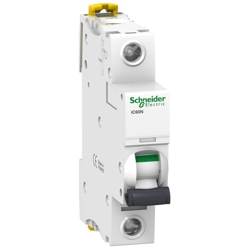 [DIS.01.020] [A9F74102] Breaker termomagnético para riel DIN iC60, A9F74102, 1P, 2A, 230/440Vac, C Curve