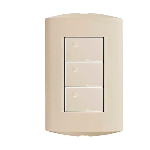 [WIR.03.016] [AE2300EM] BTICINO Interruptor triple 15AMP marfil
