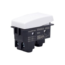 [AUT.01.463] BTICINO Interruptor sencillo matix 3 vías, 9/24, 16A, 250V,blanco