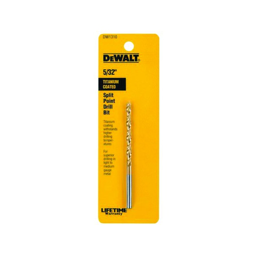 [HER.08.025] DEWALT Brocas cubierta de titanio de 5/32"