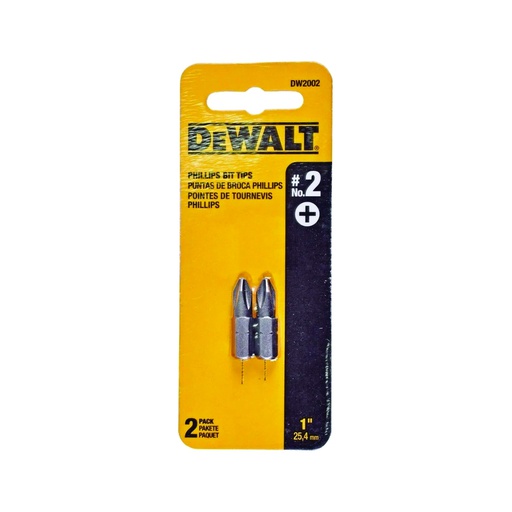 [HER.08.038] DEWALT Puntas para atornillar phillips de 1"