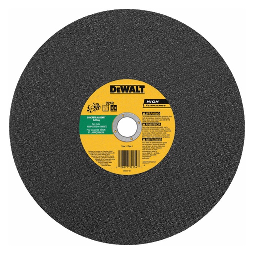[HER.08.097] [DW8072] DEWALT Disco de corte para concreto de 4½"