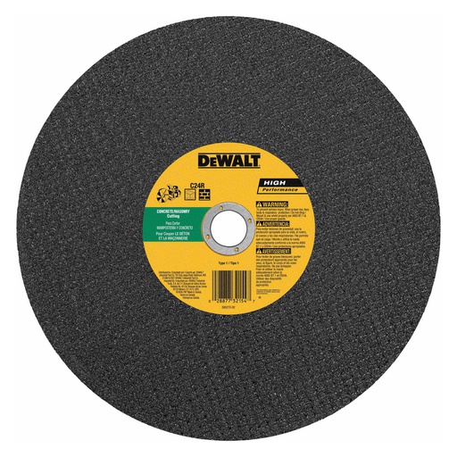 [HER.08.097] DEWALT Disco de corte para concreto de 4½"