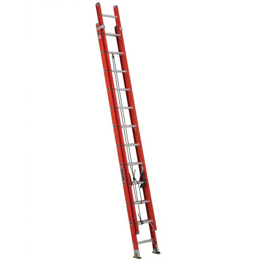 [HER.04.019] [FE3224] LOUISVILLE FE3224 Escalera de fibra de vidrio de extensión 24' 300lbs