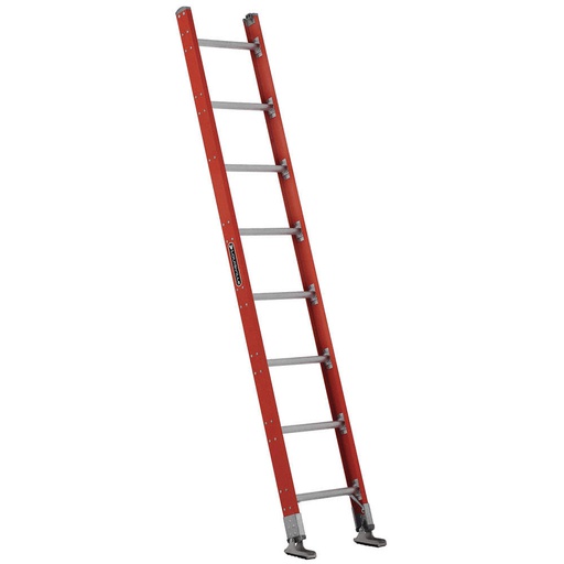 [HER.04.405] LOUISVILLE FE7108 Escalera de fibra de vidrio 1 sección 8' 300lbs