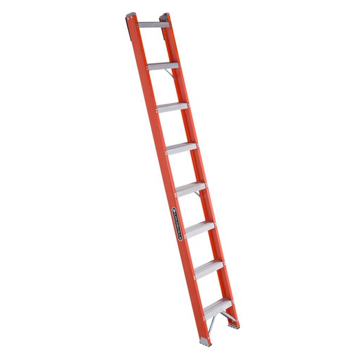 [HER.04.404] LOUISVILLE FH1008 Escalera de fibra de vidrio 1 sección 8' 300lbs