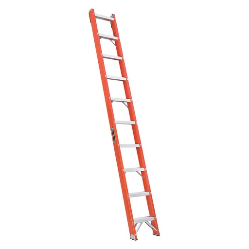 [HER.04.399] LOUISVILLE FH1010 Escalera de fibra de vidrio 1 sección 10' 300lbs